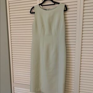 Lafayette 148 Mint Green Sleeveless Dress